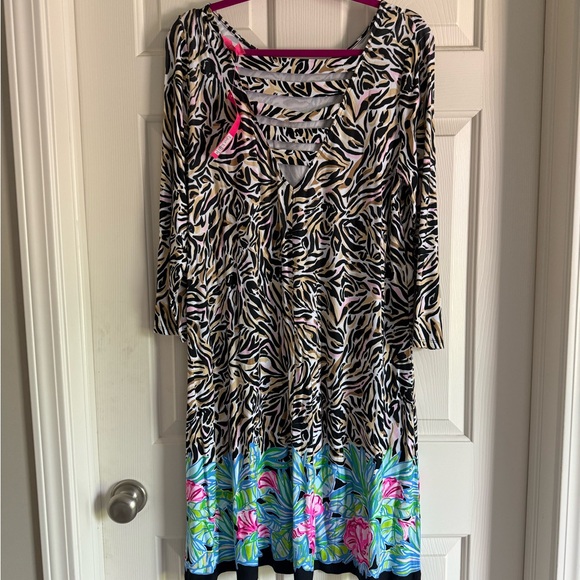 NWT Lilly Pulitzer Onyx Ophelia Dress - Picture 3 of 5
